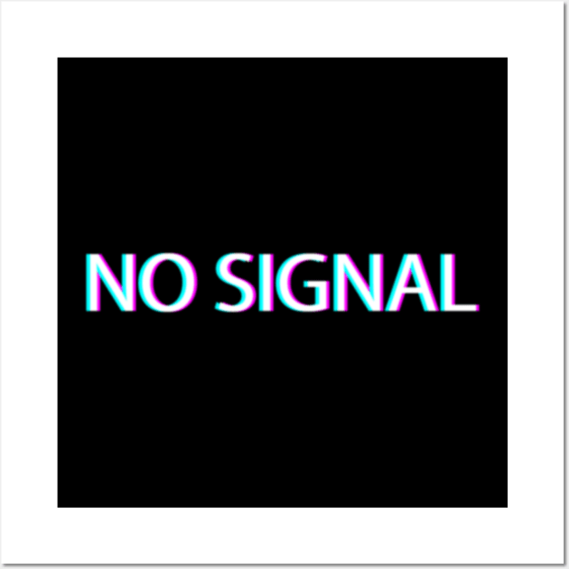 No Signal Wall Art by Dima Sabaka Store